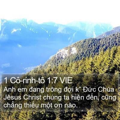 1 Cô-rinh-tô 1:7 VIE Bible Verse Image