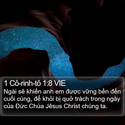 1 Cô-rinh-tô 1:8 VIE Bible Verse Image