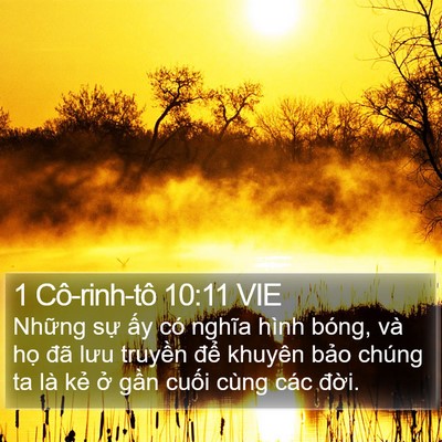 1 Cô-rinh-tô 10:11 VIE Bible Verse Image