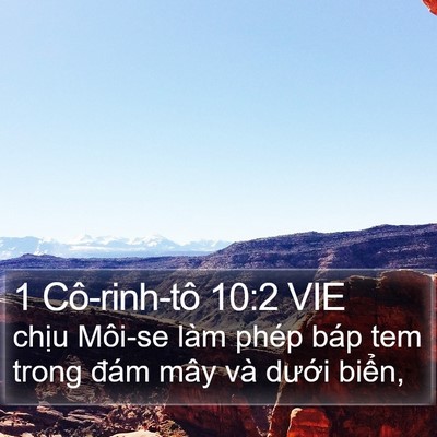 1 Cô-rinh-tô 10:2 VIE Bible Verse Image