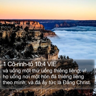 1 Cô-rinh-tô 10:4 VIE Bible Verse Image