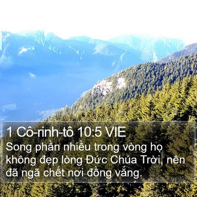1 Cô-rinh-tô 10:5 VIE Bible Verse Image