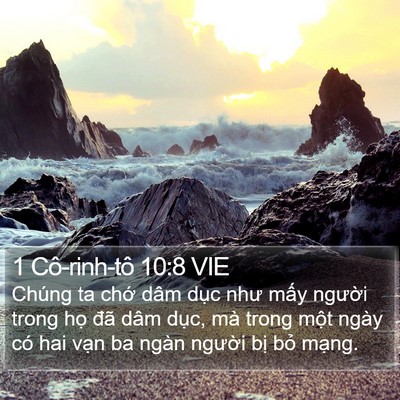 1 Cô-rinh-tô 10:8 VIE Bible Verse Image