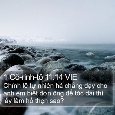 1 Cô-rinh-tô 11:14 VIE Bible Verse Image