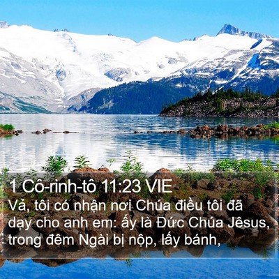 1 Cô-rinh-tô 11:23 VIE Bible Verse Image