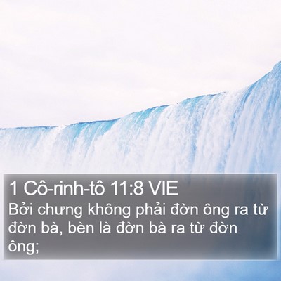 1 Cô-rinh-tô 11:8 VIE Bible Verse Image