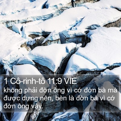 1 Cô-rinh-tô 11:9 VIE Bible Verse Image