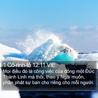 1 Cô-rinh-tô 12:11 VIE Bible Verse Image