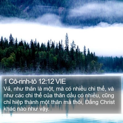 1 Cô-rinh-tô 12:12 VIE Bible Verse Image