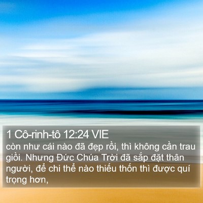 1 Cô-rinh-tô 12:24 VIE Bible Verse Image