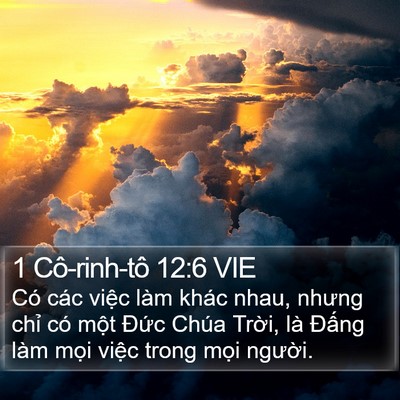 1 Cô-rinh-tô 12:6 VIE Bible Verse Image