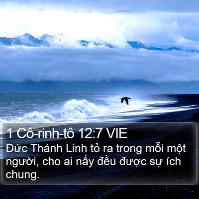 1 Cô-rinh-tô 12:7 VIE Bible Verse Image