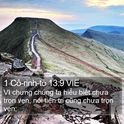 1 Cô-rinh-tô 13:9 VIE Bible Verse Image