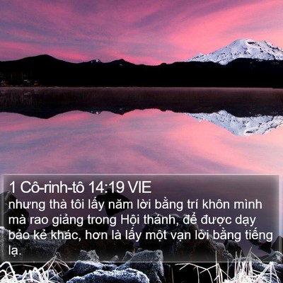1 Cô-rinh-tô 14:19 VIE Bible Verse Image