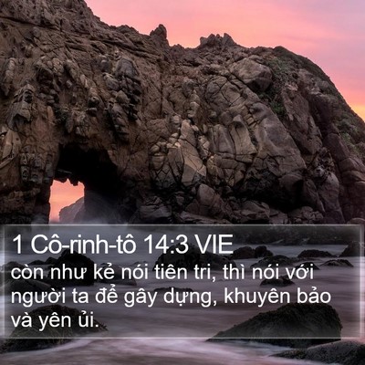 1 Cô-rinh-tô 14:3 VIE Bible Verse Image