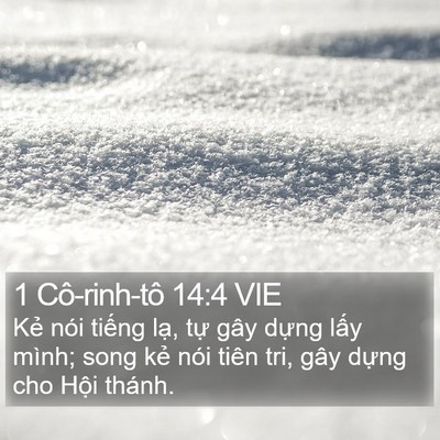 1 Cô-rinh-tô 14:4 VIE Bible Verse Image