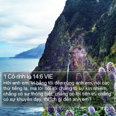 1 Cô-rinh-tô 14:6 VIE Bible Verse Image