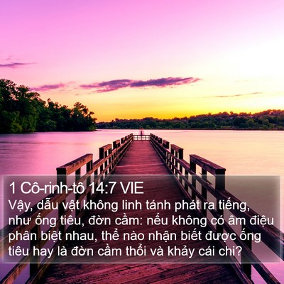 1 Cô-rinh-tô 14:7 VIE Bible Verse Image