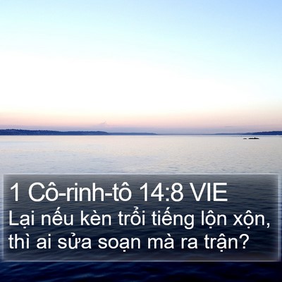 1 Cô-rinh-tô 14:8 VIE Bible Verse Image