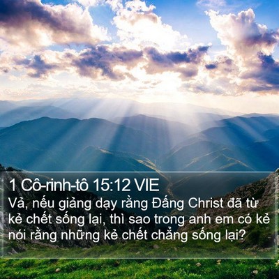 1 Cô-rinh-tô 15:12 VIE Bible Verse Image