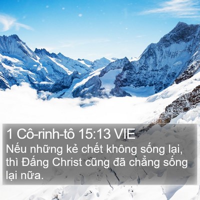 1 Cô-rinh-tô 15:13 VIE Bible Verse Image