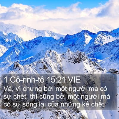 1 Cô-rinh-tô 15:21 VIE Bible Verse Image