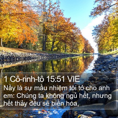 1 Cô-rinh-tô 15:51 VIE Bible Verse Image