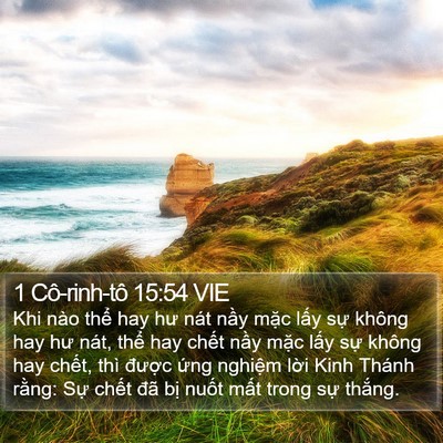 1 Cô-rinh-tô 15:54 VIE Bible Verse Image