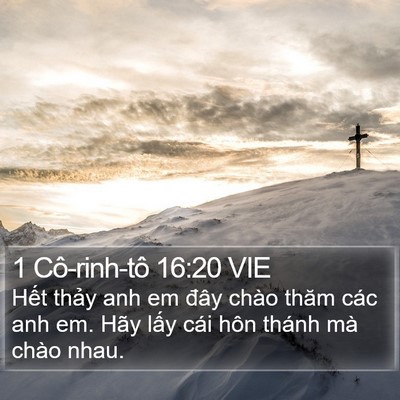 1 Cô-rinh-tô 16:20 VIE Bible Verse Image