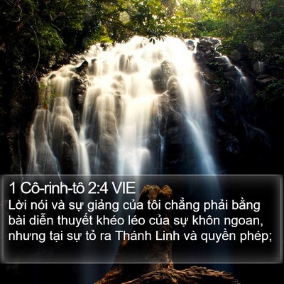 1 Cô-rinh-tô 2:4 VIE Bible Verse Image