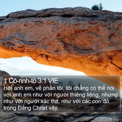 1 Cô-rinh-tô 3:1 VIE Bible Verse Image