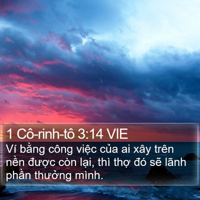 1 Cô-rinh-tô 3:14 VIE Bible Verse Image