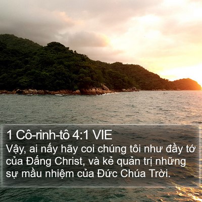 1 Cô-rinh-tô 4:1 VIE Bible Verse Image