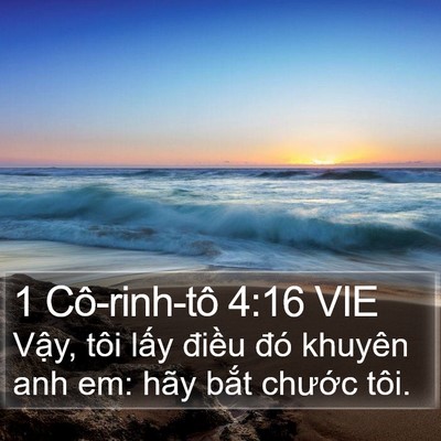 1 Cô-rinh-tô 4:16 VIE Bible Verse Image