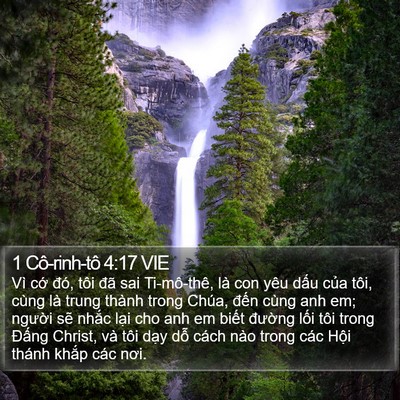 1 Cô-rinh-tô 4:17 VIE Bible Verse Image