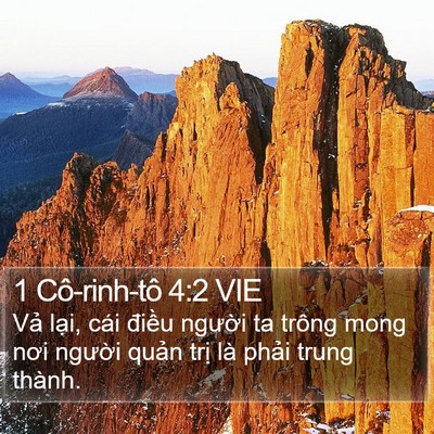 1 Cô-rinh-tô 4:2 VIE Bible Verse Image
