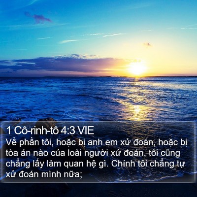 1 Cô-rinh-tô 4:3 VIE Bible Verse Image