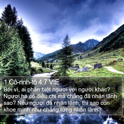 1 Cô-rinh-tô 4:7 VIE Bible Verse Image