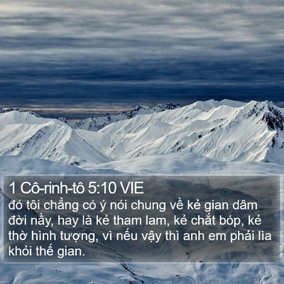 1 Cô-rinh-tô 5:10 VIE Bible Verse Image
