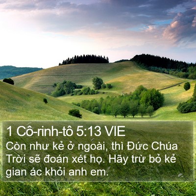1 Cô-rinh-tô 5:13 VIE Bible Verse Image