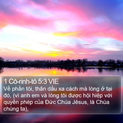 1 Cô-rinh-tô 5:3 VIE Bible Verse Image
