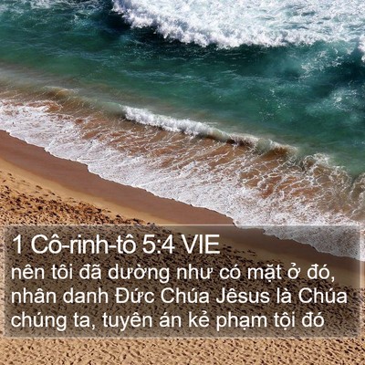 1 Cô-rinh-tô 5:4 VIE Bible Verse Image