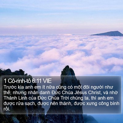 1 Cô-rinh-tô 6:11 VIE Bible Verse Image
