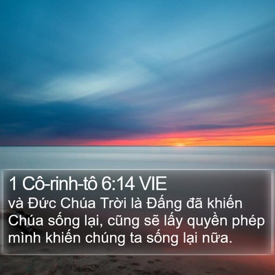 1 Cô-rinh-tô 6:14 VIE Bible Verse Image