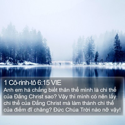 1 Cô-rinh-tô 6:15 VIE Bible Verse Image