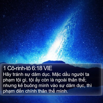 1 Cô-rinh-tô 6:18 VIE Bible Verse Image