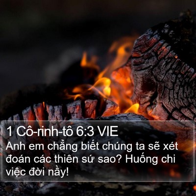 1 Cô-rinh-tô 6:3 VIE Bible Verse Image
