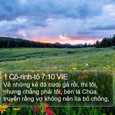 1 Cô-rinh-tô 7:10 VIE Bible Verse Image