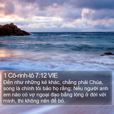 1 Cô-rinh-tô 7:12 VIE Bible Verse Image