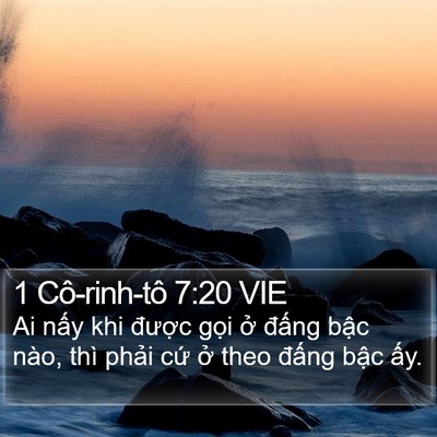1 Cô-rinh-tô 7:20 VIE Bible Verse Image